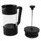 thumbnail image 3 of 2X Prensa de Café Francesa & Tetera, Prensa de Café de Vidrio de Borosilicato Espesado, Libre de óxido Y Apta para Lavavajillas, Negro, 3 of 5