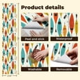 thumbnail image 5 of Farmhouse Peel and Stick Wallpaper 23.6in x 9.8ft Colorful Kayak Paddle Patterns Retro Style Contact Paper Vinyl Self-Adhesive Removable Wall Paper for Bedroom Kitchen Cabinet Renter Friendly, 5 of 8