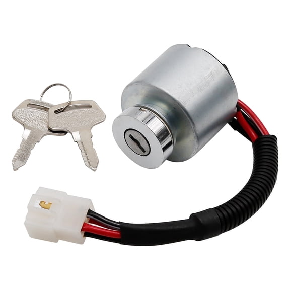 Anxingo Ignition Switch With Keys 66101-55200 Replacement for Kubota Garden Tractor G2160 G2460G TG1860 G1700 G1800 G1900 G2000 G2160 G2460G TG1860 Zero Turn Mower ZD18 ZD21 ZD25F ZD28