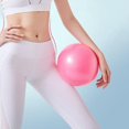 thumbnail image 3 of 1 Set Yoga Ball Explosion-proof Leak-proof Strong Bearing Capacity Body Training Gymnastic Fitness Pilates Ball Indoor Workout-Pink, 3 of 8