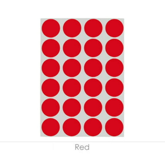 3/4" Removable Round, Color-Code Dots: 1,008/Pack