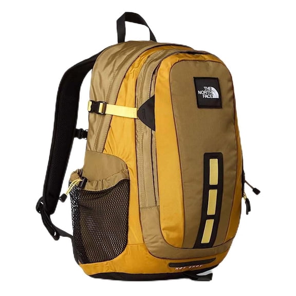 The North Face Hot Shot, Cedar/Golden Tan/Honeyed Sand, Backpack, One Size