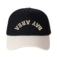 thumbnail image 3 of VERGIAC BAY AREA Letter Embroidered Trucker Hat, Unisex Adjustable Snapback Mesh Cap for Daily Commute Travel Outdoor Wear, 3 of 11