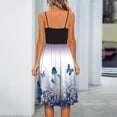thumbnail image 4 of Vestido de mujer con cuello en V y estampado de patchwork con tirantes y bolsillos Pompotops qyievc1525, 4 of 8