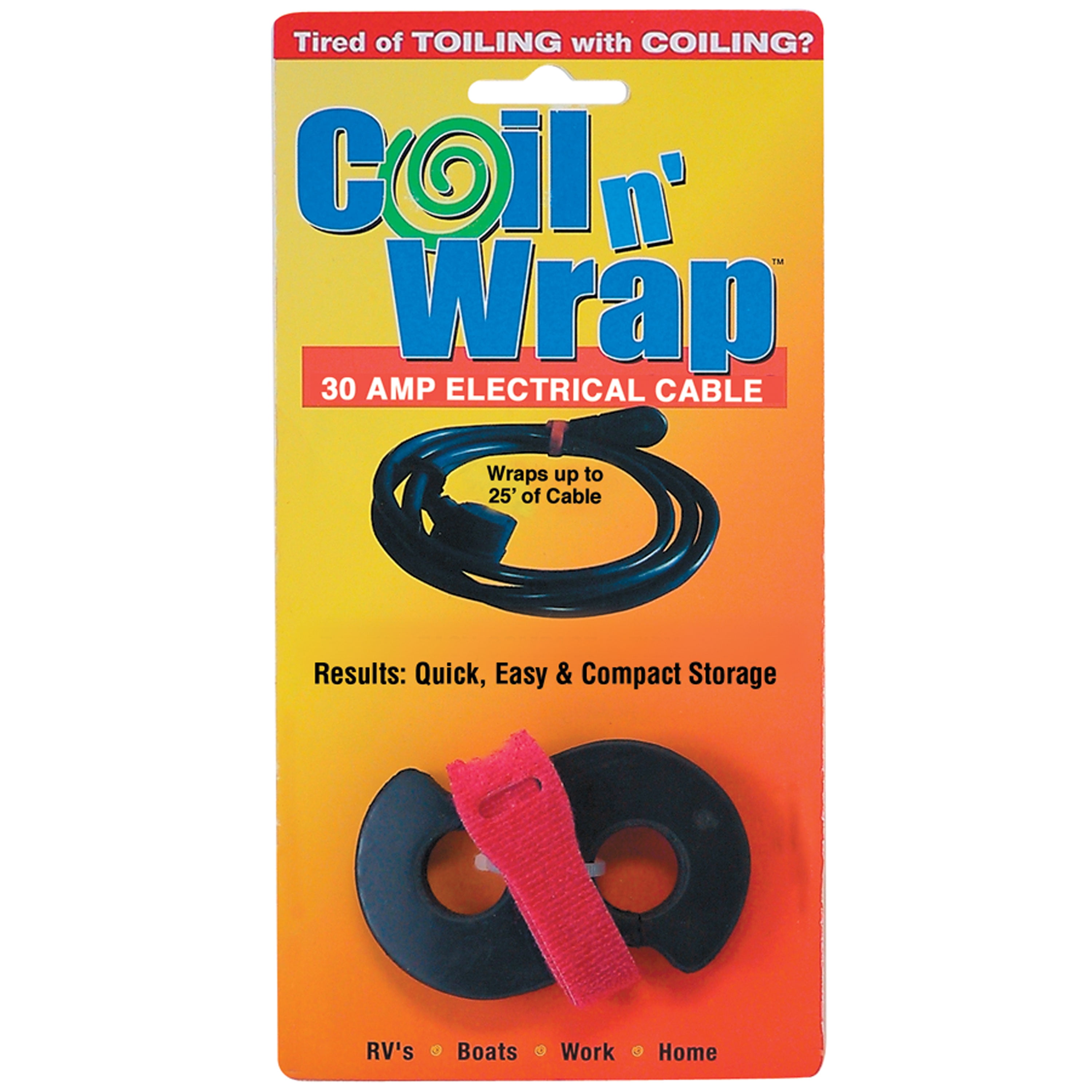 AP Products 0064 Coil n' Wrap for Extension Cords Fits 30 Gauge Cord