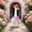 Pink, variant on Porch Goose Costume Set, Pink Bandana Cowboy Hat and Sunglasses Accessories for 23 Inch Lawn Geese Decoration with Silly Goose Sign