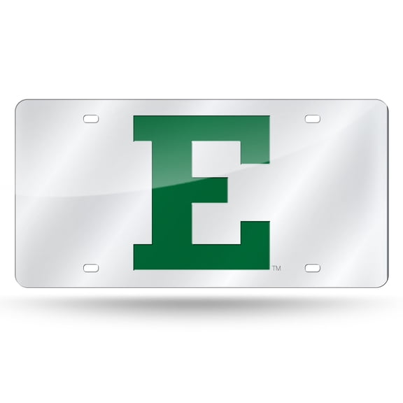 Eastern Michigan NCAA Eagles Acrylic License Plate Laser Tag