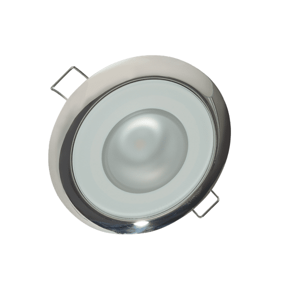 Lumitec Mirage - Flush Mount Down Light - Glass Finish/Polished SS -... [113110]