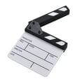 thumbnail image 7 of Compact Size Acrylic Clapboard Dry Erase TV Film Movie Director Cut Action Scene Clapper Board Slate, 7 of 7