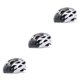 thumbnail image 4 of Casco de bicicleta ligero Greeniant protección de seguridad ajustable Blanco y Gris Tamaño libre, 4 of 6