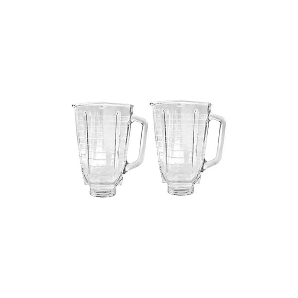 Vaso de Vidrio Sofdesk Clásico 2 Piezas