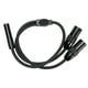 thumbnail image 2 of Cable de División de 1/4/4in A XLR, Cobre Puro 6.35 mm A XLR 3P Cable Masculino Para Computadoras Portátiles para Micrófonos, 2 of 7