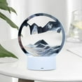 thumbnail image 3 of 3D Flowing Sand Night Light Hourglass Lamp Moving Sand Picture Decor, 3 of 9