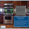 thumbnail image 4 of WB02X11534 Microwave Filter Replacement For GE Aluminum Grease Mesh Filter 6.81" X 6.34" Over The Range Kitchen Oven Vent 2-Pack, 4 of 6