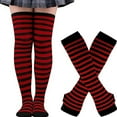 thumbnail image 3 of Womens Thick Thigh High Socks Plus Size Over The Knee Stockings Knit Boot Socks Leg Warmers, 3 of 5