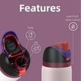 thumbnail image 4 of Replacement Lid for Owala Freesip, One Button Top Replacement, Leakproof BPA-Free School Kids Water Bottle Cap Replacement Compatible with Black Owala 24oz 32oz 40oz 16oz, 4 of 7