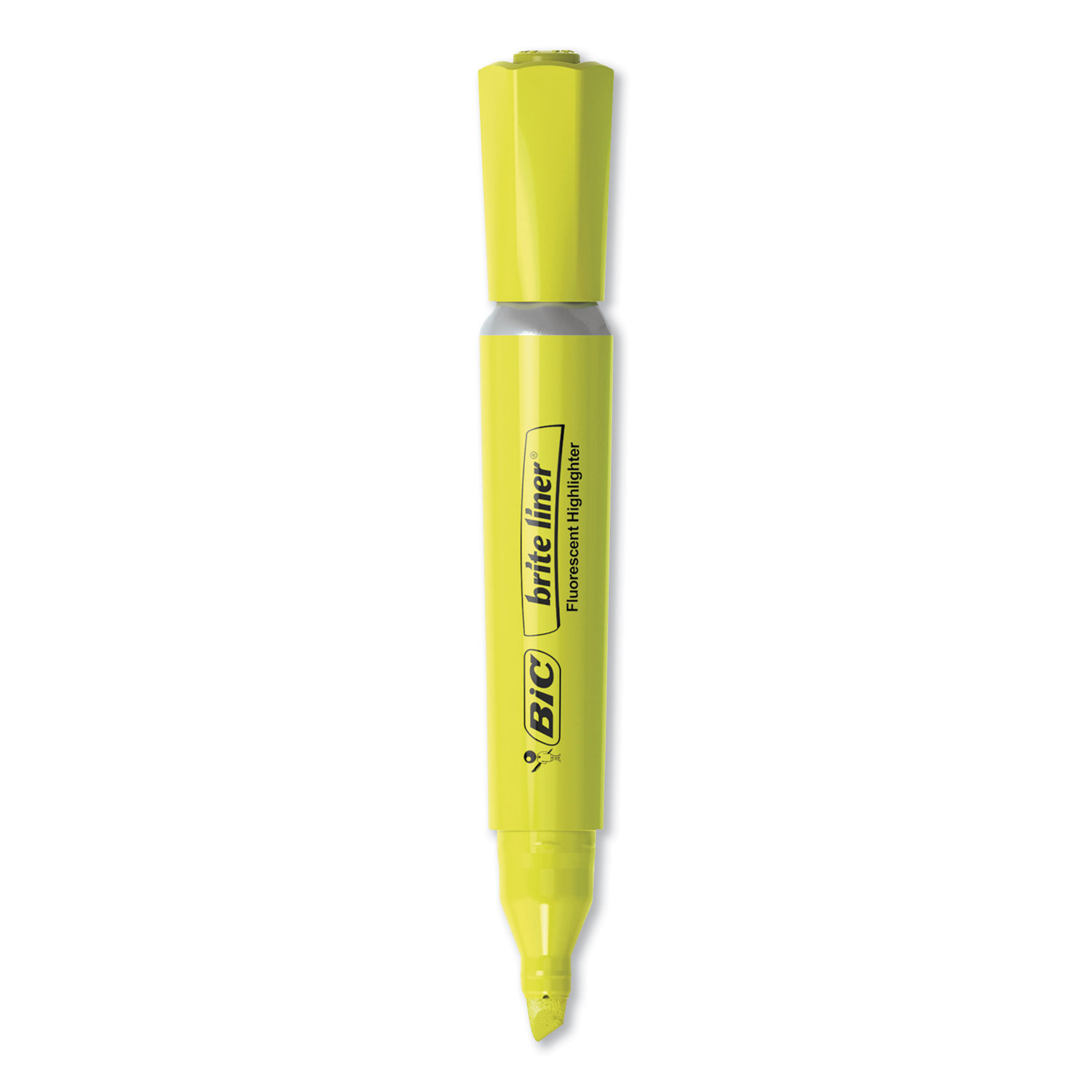 Bic Corporation BLMG36YEL Brite Liner Tankstyle Highlighter, Chisel