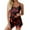 Red, variant on Afdoent Womens Pajama Set Women Valentine's Day Sexy Heart Printed Sleeveless Camisole And Shorts Home Pajamas Fashion Sleepwear Classic