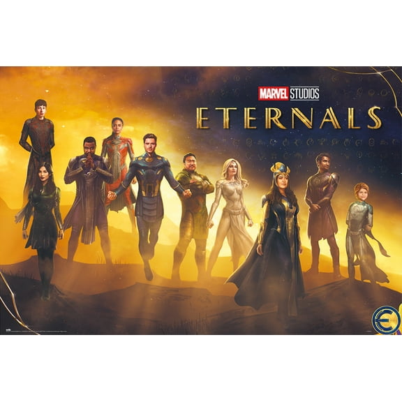 Eternals - Marvel Movie Poster (Ready For Action) (Size: 36" x 24")