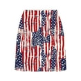 thumbnail image 5 of Wiyuqeen Women's 4th of July Skort High Waist Pleated Athletic Skort Patriotic Tennis Skirt with Shorts Stars Striped Mini Skirts, 5 of 5
