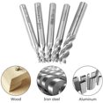thumbnail image 5 of Qucyy Drill Bit Set 4 Flute End Mill Tungsten Carbide Steel Cutter Router Bits Rotary Burrs Tool Straight Shank 6mm-8mm Double Edge Engraving Bits, 5pcs, 5 of 5