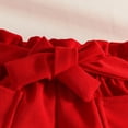thumbnail image 5 of XZNPDUCQ Toddler Baby Girl Summer Clothes Set Outfit Short Sleeve T-Shirt and Shorts 2Pcs Suit for Girls Summer Short Set Outfit 2-3 Years,Red, 5 of 9