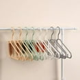 thumbnail image 5 of Foldable Coat Hanger, 12 Pack - Portable Travel Hangers, Space Saving Fold in Half Design, Lightweight Plastic Hangers for Coat & Clothing (White), 5 of 7