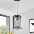 thumbnail image 6 of Warehouse of Tiffany Chalte Oil Rubbed Bronze 1-light 6-inch Pendant, 6 of 6