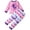 Purple, variant on Wonitaaizi Toddler Girls Kids Pajamas Unicorn Pjs Long Sleeve Clothes Set 2pc (5-6 Years,Purple)