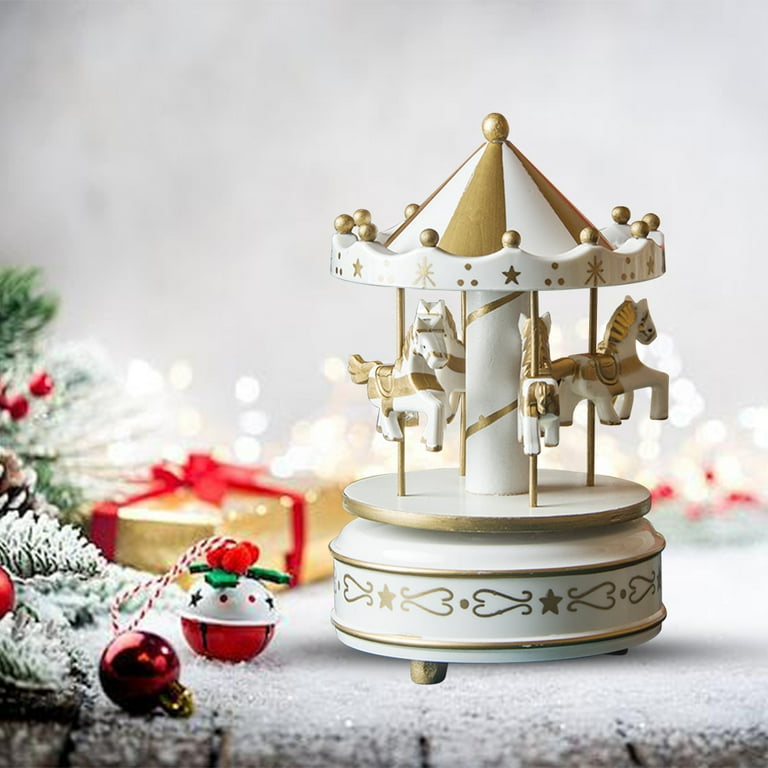 Aixig Christmas Musical Carousel Carousel Horse Home Decoration Aixig Christmas Musical Carousel Carousel Horse Home Decoration