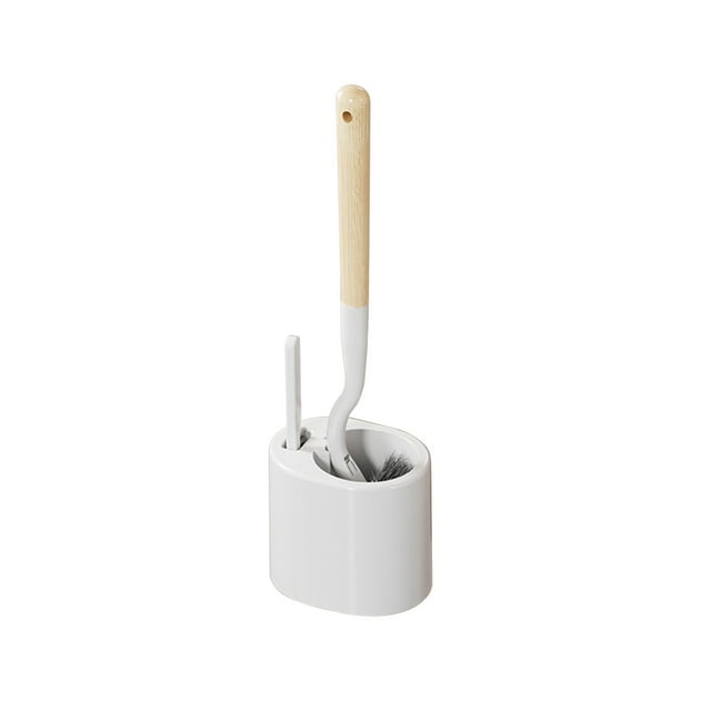 Toilet Bowl Brush Toilet Brush with Hard Bristles Bathroom Cleaning Bowl Brush Kit Modern and Compact Toilet Cleaner Brush Long Handle Bristles for Bathroom Toilet Bowl Cleaner Brush