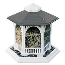 Heritage Farms Deluxe Gazebo Bird Feeder White/Gray