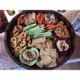 thumbnail image 4 of Kalmar Home Round Serving Tray | Charcuterie Board | Acacia Wood | Environmentally Friendly | 15 in, 4 of 4