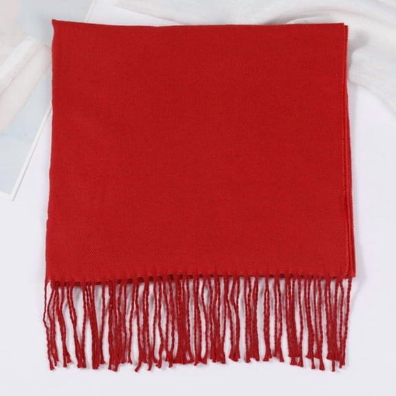 Winter Unisex Warm Scarf - Soft Lightweight Fringe Scarf (34×190CM, 30  Colors and Patterns)