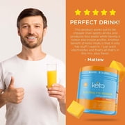 Keto Vitals Keto Electrolytes Powder for Hydration, Sleep, Energy, Muscle Function Mango