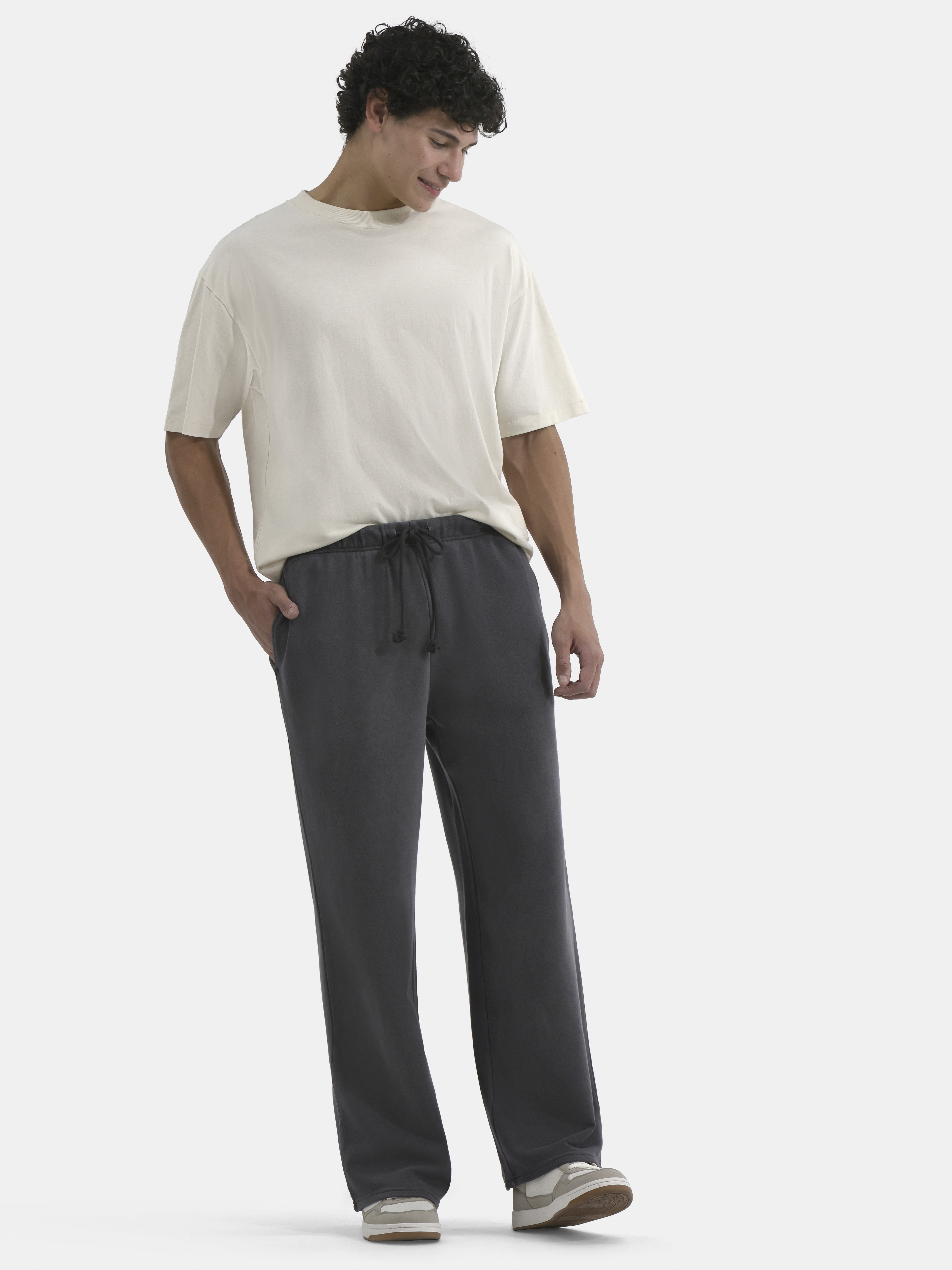 No Boundaries Soft Fleece Vintage Straight Sweatpants, Men's XS-5XL