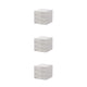 thumbnail image 4 of Caja de almacenamiento de escritorio Matsuzay ABS con cajones Organizador blanco, 4 of 6