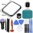 thumbnail image 5 of Flmtop Precise Out Front LCD Glass Cover Replacement UV Glue Touch Screen Repair Kit for Apple Watch 2/3/4/5/6 Series 38mm 42mm 40mm 44mm, 5 of 8