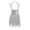 White, variant on Aislor Kids Girls High-Low Chiffon Sequined Lyrical Dance Leotard Dress Ballet Modern Contemporary Dancewear