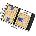 thumbnail image 2 of Tablero de entrenamiento de baloncesto Entrenadores Portapapeles Kit de tablero magnético táctico con borrado en seco, rotulador y bolsa con cremallera Adepaton CZYD-ZH19, 2 of 9