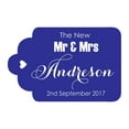 thumbnail image 1 of 100 PCS Mr & Mrs Custom Made Hang Tags Personalized Wedding Favor Gift Paper Tags, 1 of 1