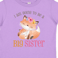 thumbnail image 4 of Inktastic I Am Going to Be a Big Sister - Floral Fox Girls Toddler T-Shirt, 4 of 5