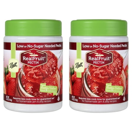 Ball Real Fruit, Low or No-Sugar-Needed Pectin 5.4 oz Pack of 2