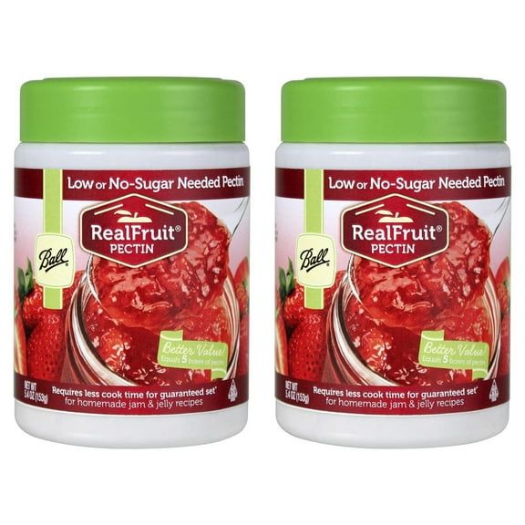 Ball Real Fruit, Low or No-Sugar-Needed Pectin 5.4 oz Pack of 2
