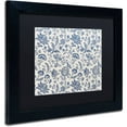 thumbnail image 2 of Trademark Fine Art "Toile Fabrics IX" Canvas Art by Color Bakery Black Matte, Black Frame, 2 of 4