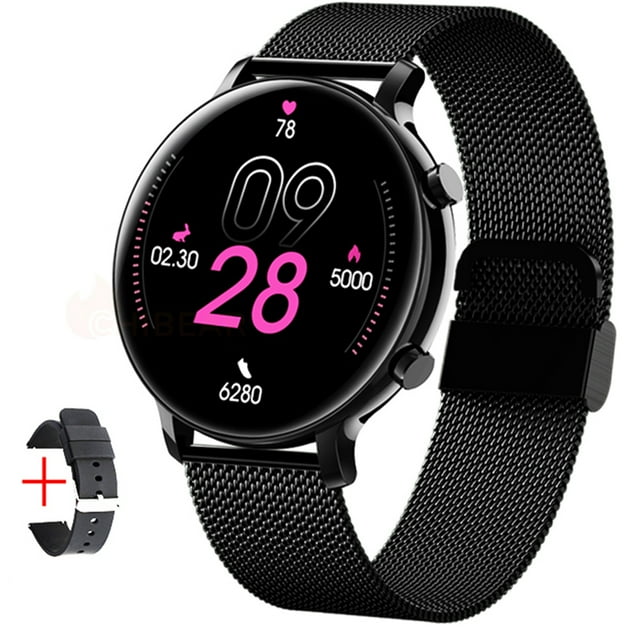 Riwcyla HW36 1.28 Inches Smartwatch IP67 Waterproof Sports Watch BT5.0 Intelligent Watch Fitness Multifunctional Watch Compatible with Android5.0/ iOS9.0