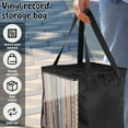 thumbnail image 6 of 4 Pcs Vinyl Record Storage Box Clear Protective Vinyl Record Case with Lid and Handle for Store Concert Music Event Traveling, 6 of 6