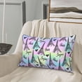 thumbnail image 4 of Plush Throw Pillow Covers, Tower flower Dreamy Pillow Cases with Invisible Zipper, Breathable Microfiber Pillow Cases Standard Size for Sleeping Bedroom Sofa Living Room 20x30, 4 of 5