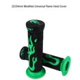 thumbnail image 2 of 7/8\" 22mm Rubber Flame Handle Grips Flame Soft Motorcycle Handlebar Hand, 2 of 6