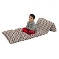 thumbnail image 1 of Girl Gang Floor Pillow Lounger Cover, Women in Different Style Street Unity Peaceful Safe Right of Females Illustration, Nap Mat Printed Fabric Case for 5 Pillows, 88" x 27", Multicolor, by Ambesonne, 1 of 5